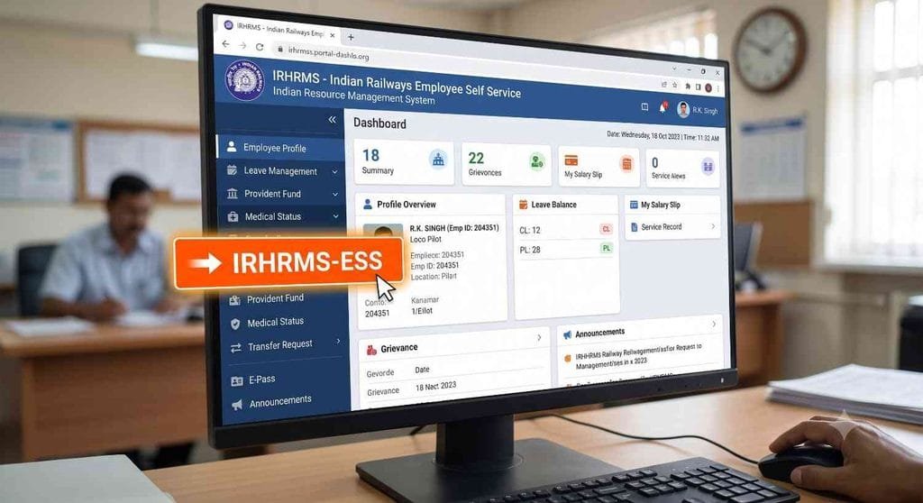 : HRMS e-SR Correction Application Draft and ESS Module Dashboard]