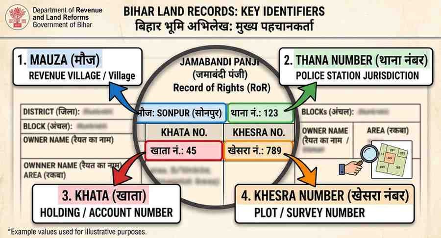 Required Details for Khatiyan Search