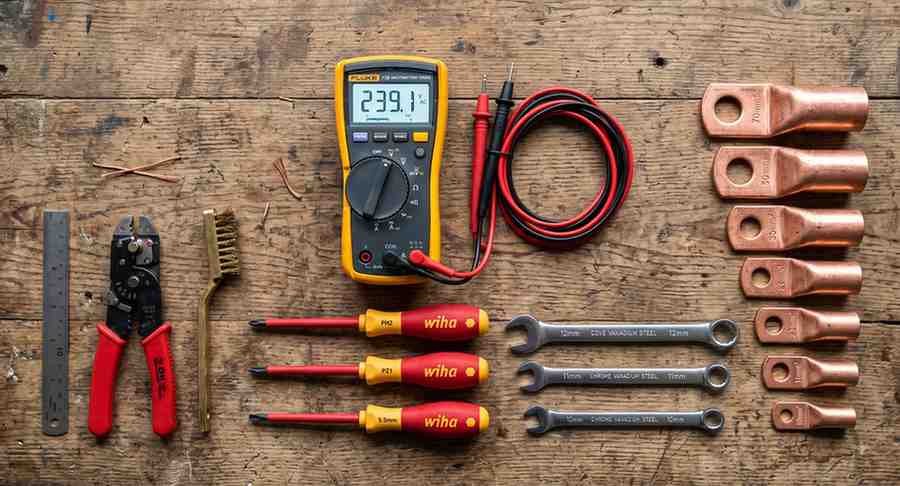 Tools required for Induction Motor Wiring