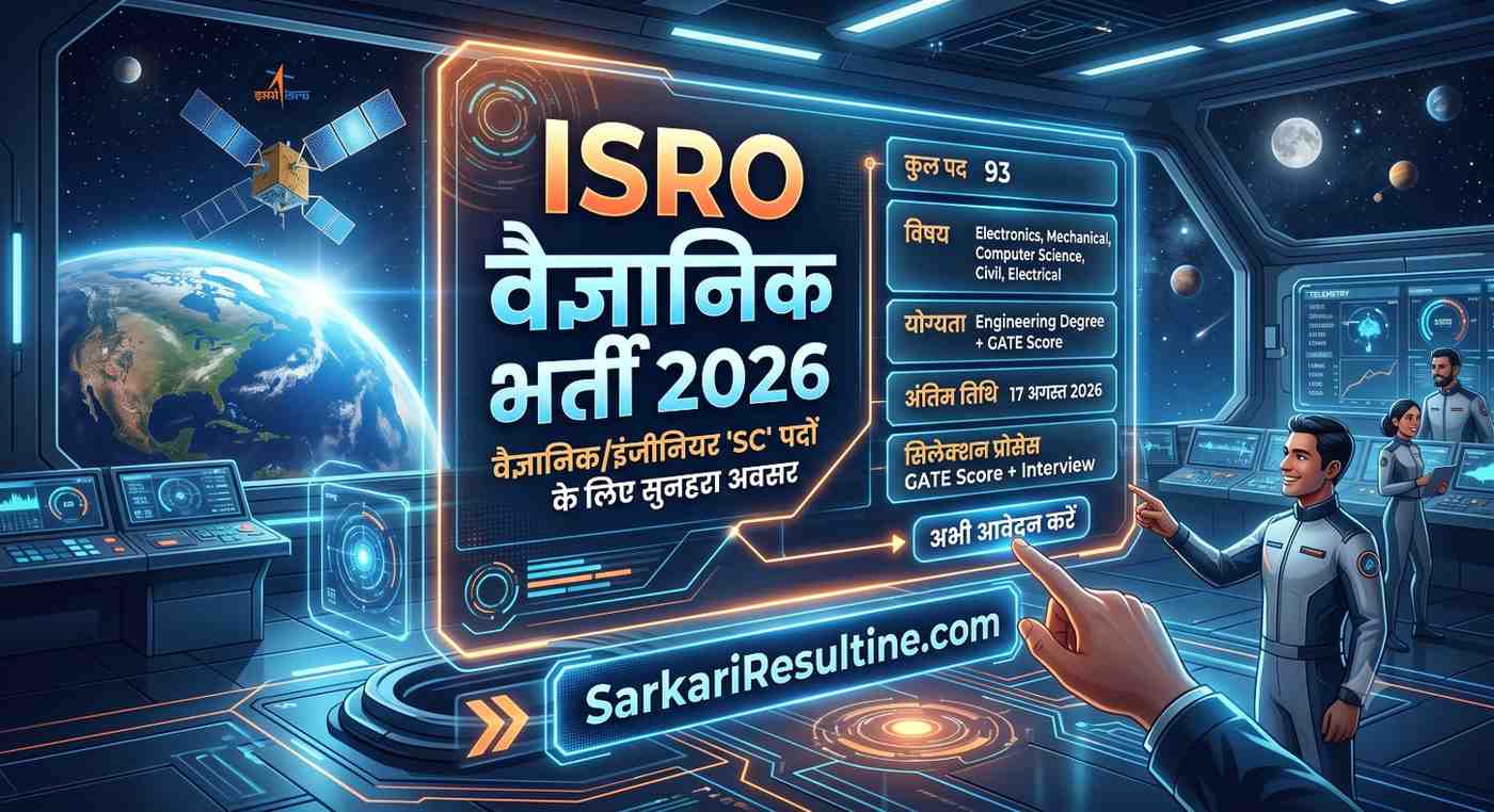 ISRO Scientist Recruitment 2026