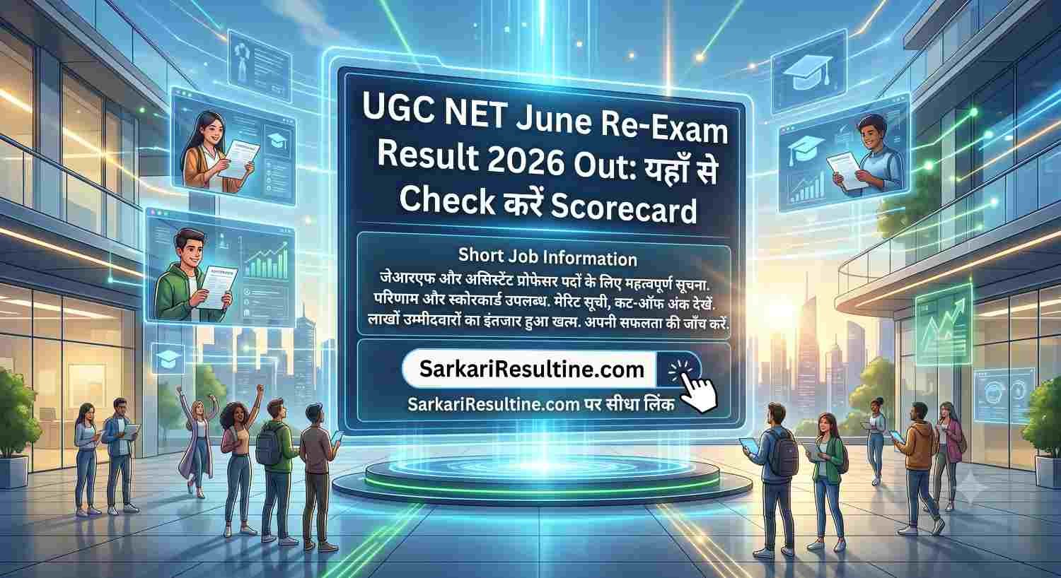 UGC NET June Re-Exam Result 2026