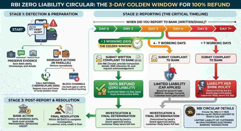 RBI Zero Liability Policy 3 Days Rule