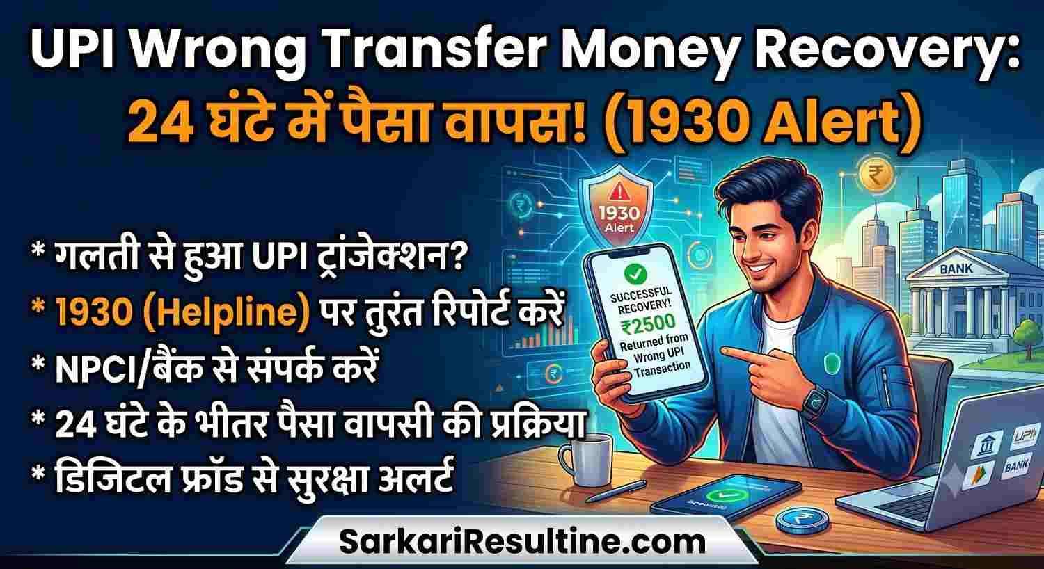 UPI Wrong Transfer Money Recovery