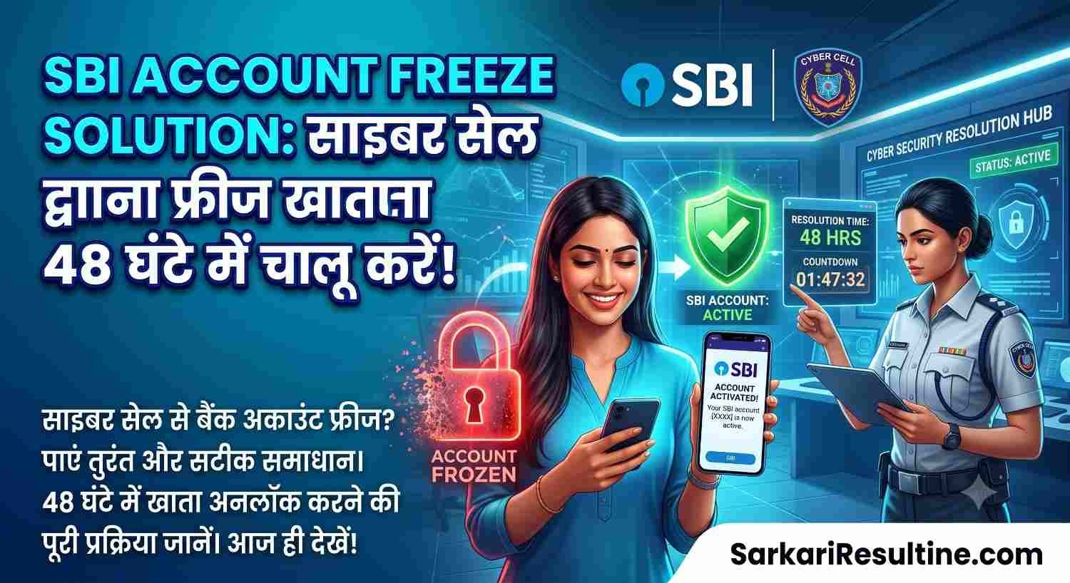 SBI Account Freeze Solution