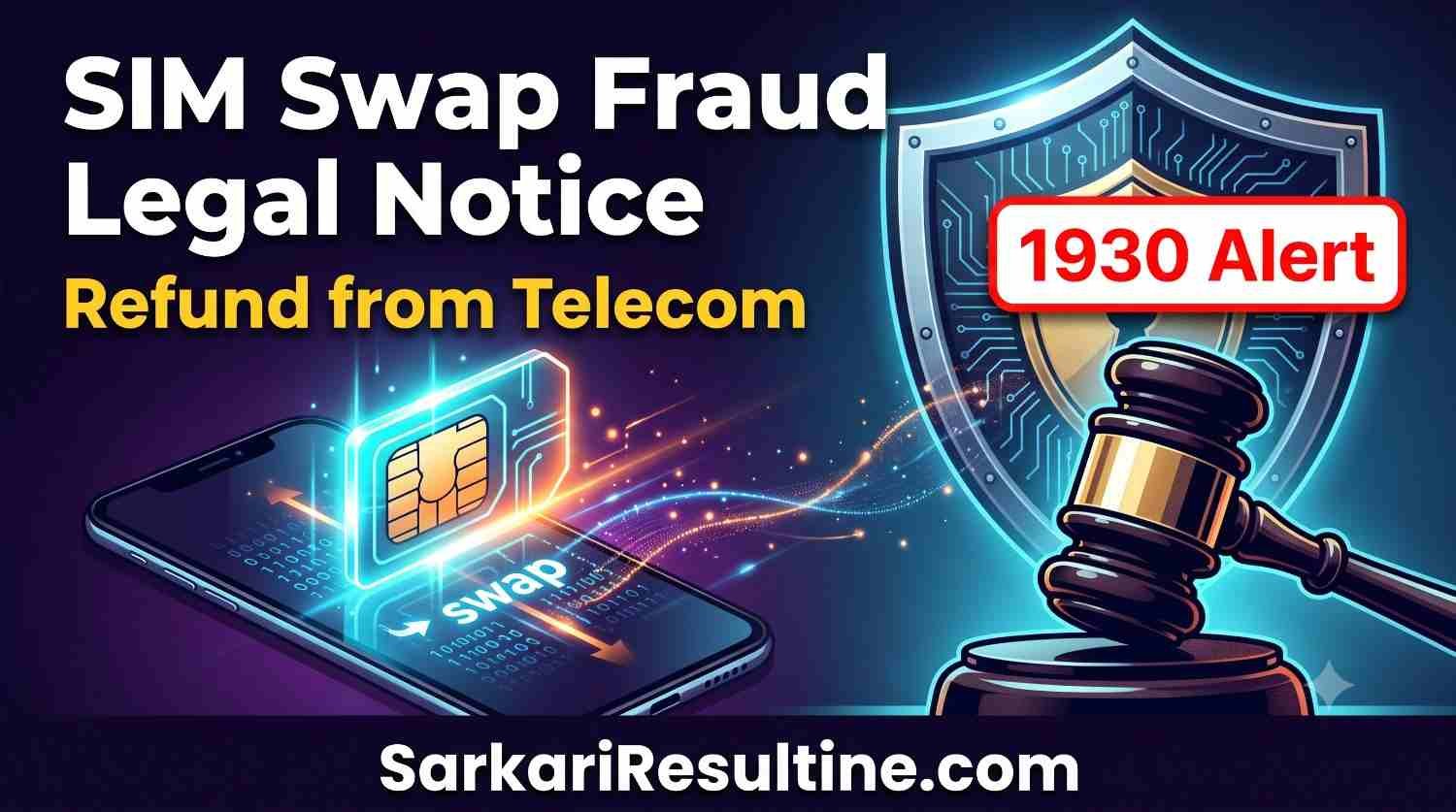 SIM Swap Fraud Legal Notice