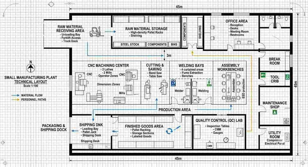 Machine AMC Agreement Draft and Factory Layout
