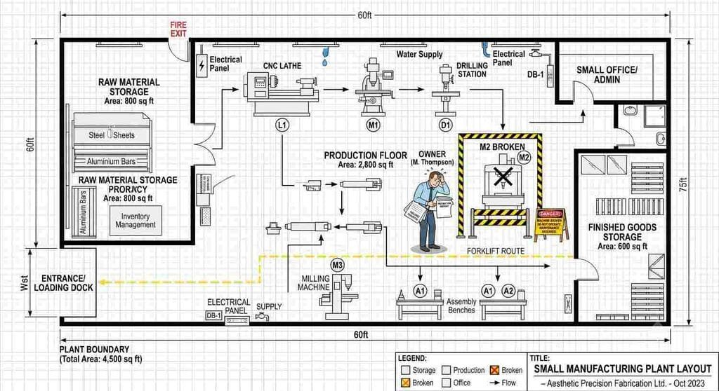 machine diagram fault