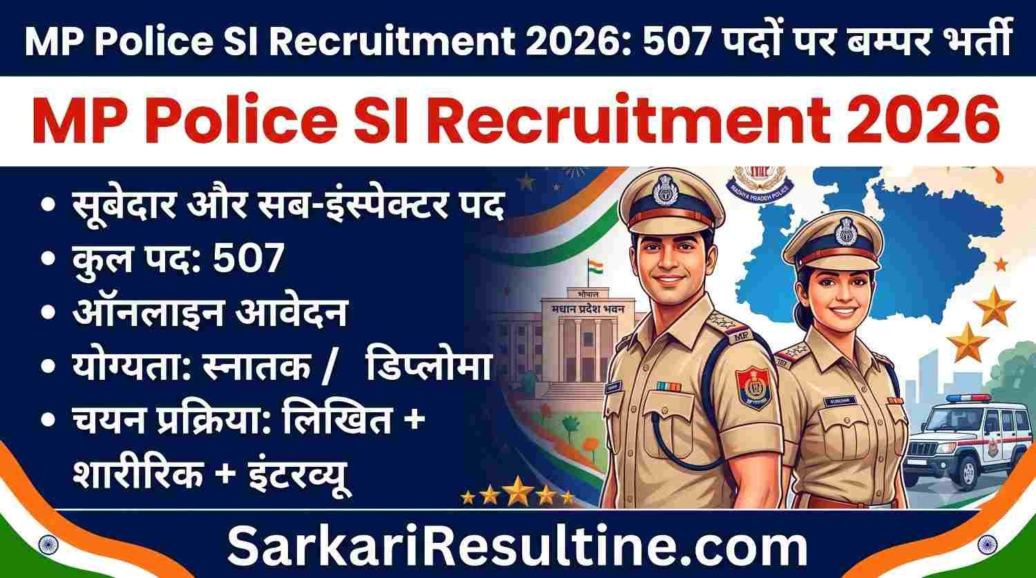 MP Police SI Recruitment 2026