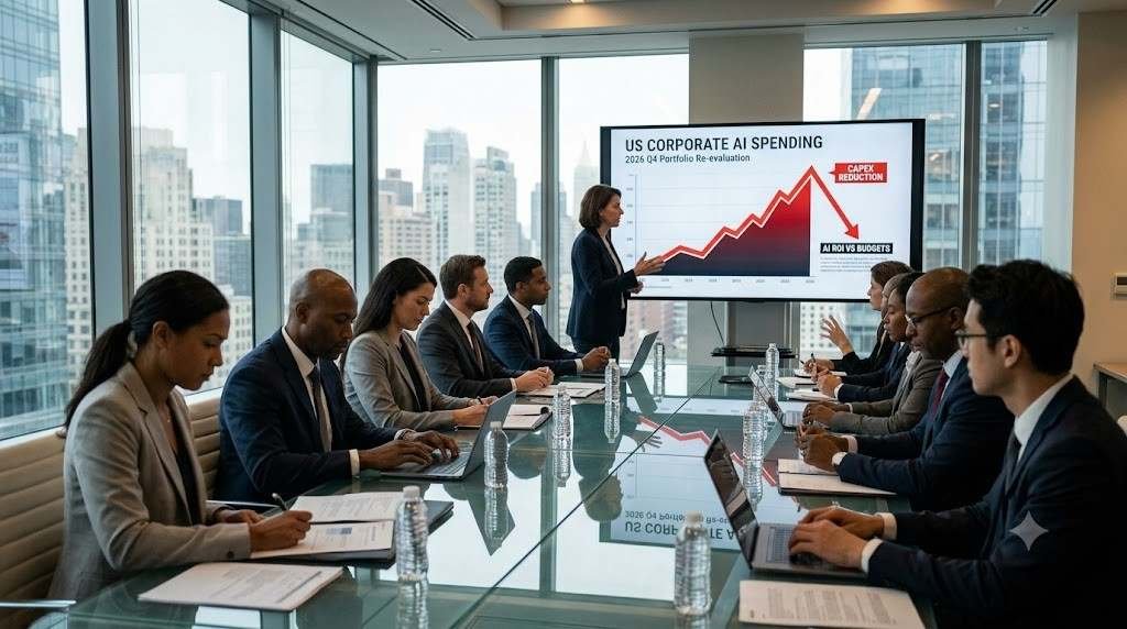 US corporate AI spending pullback in USA: Urgent 2026 Disaster