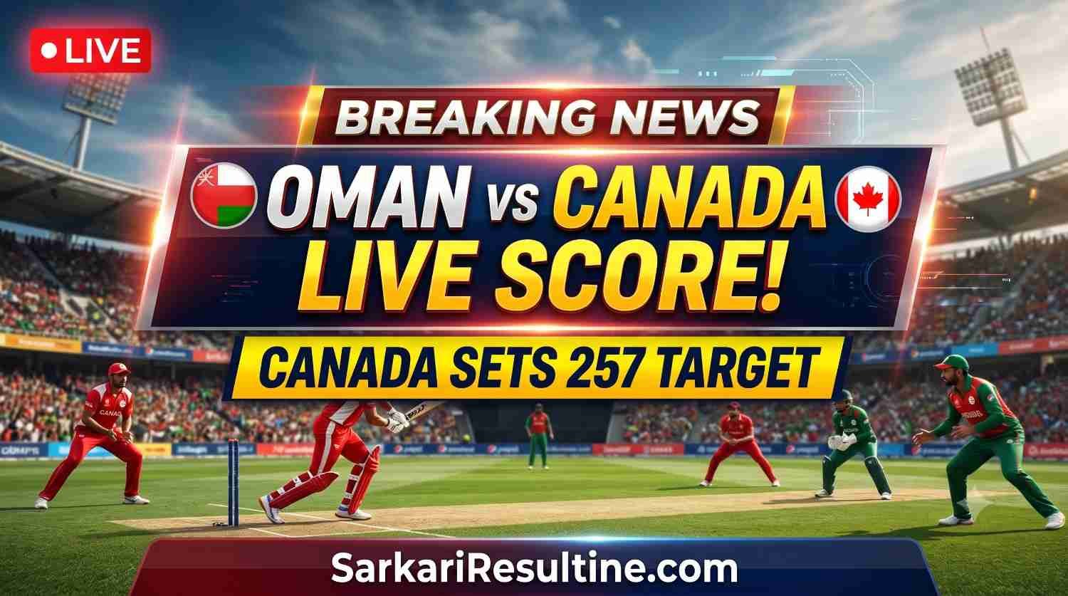 Oman vs Canada Live Score