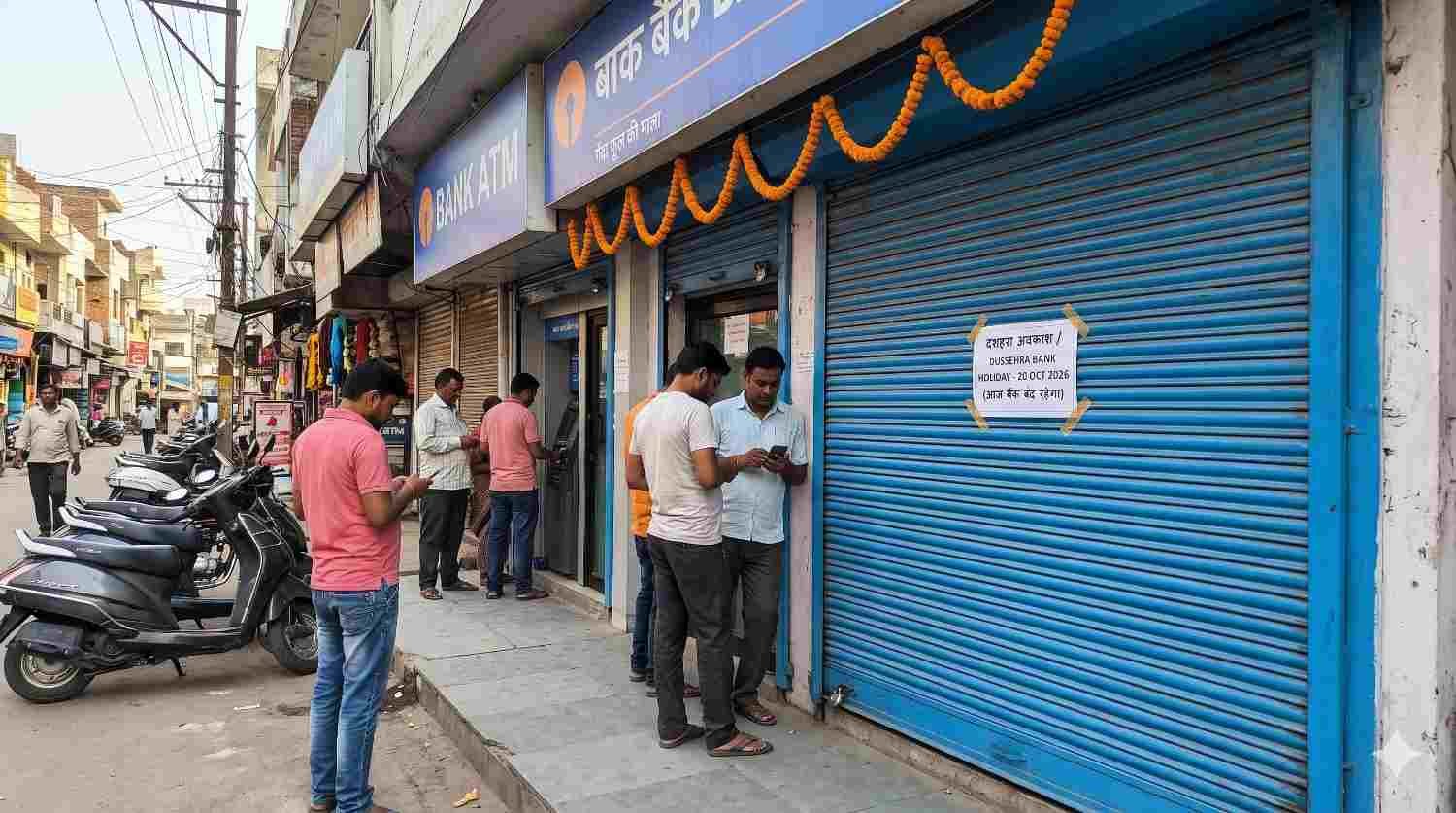 Bank holiday Today: आज 20 अक्टूबर को दशहरा पर नहीं खुलेगा आपका बैंक? ऑनलाइन पेमेंट का ये है नया नियम.