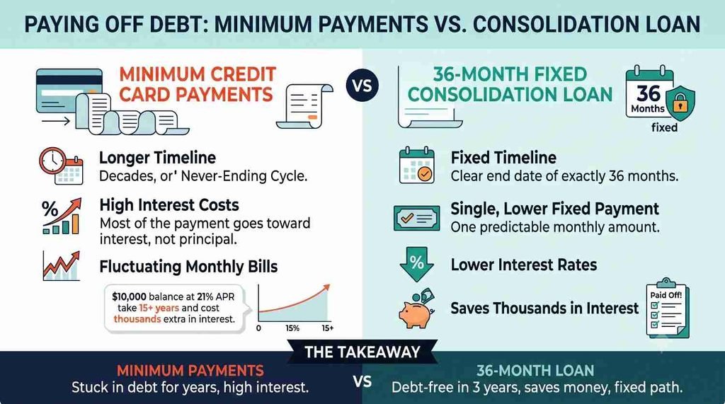 The Debt Trap vs Strategic Consolidation for 20K Debt]