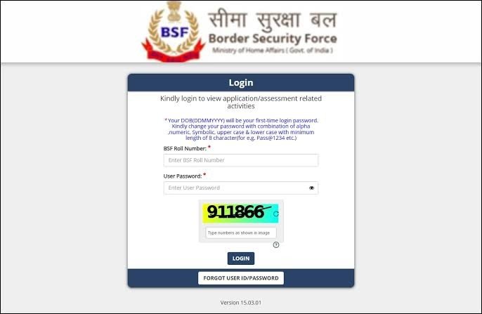 BSF RO RM Admit Card 2026 direct